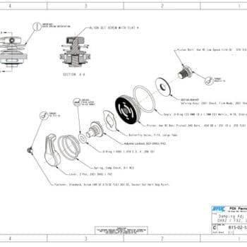 Fox Service Set: 40 Axle Assembly